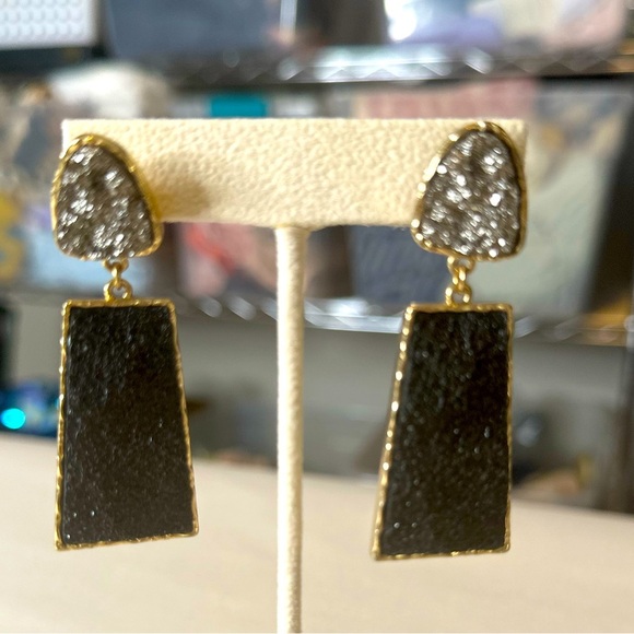 Sugarfix two toned sparkle earrings - Picture 1 of 4